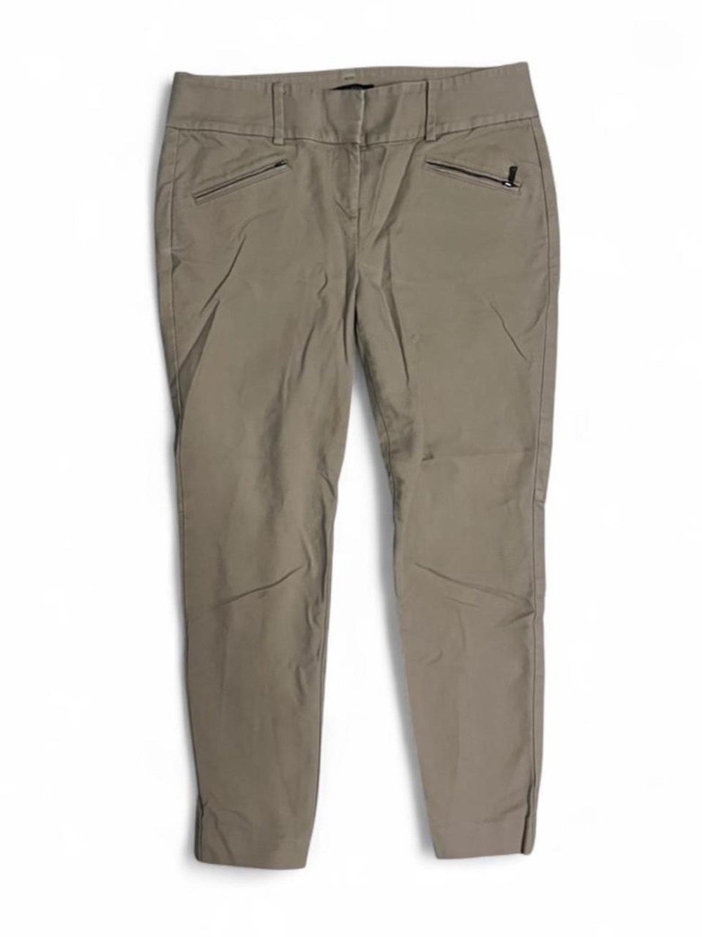 Ann Taylor Slim Stretch Chinos in Taupe